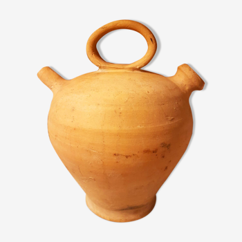Terracotta gargoulette water jug
