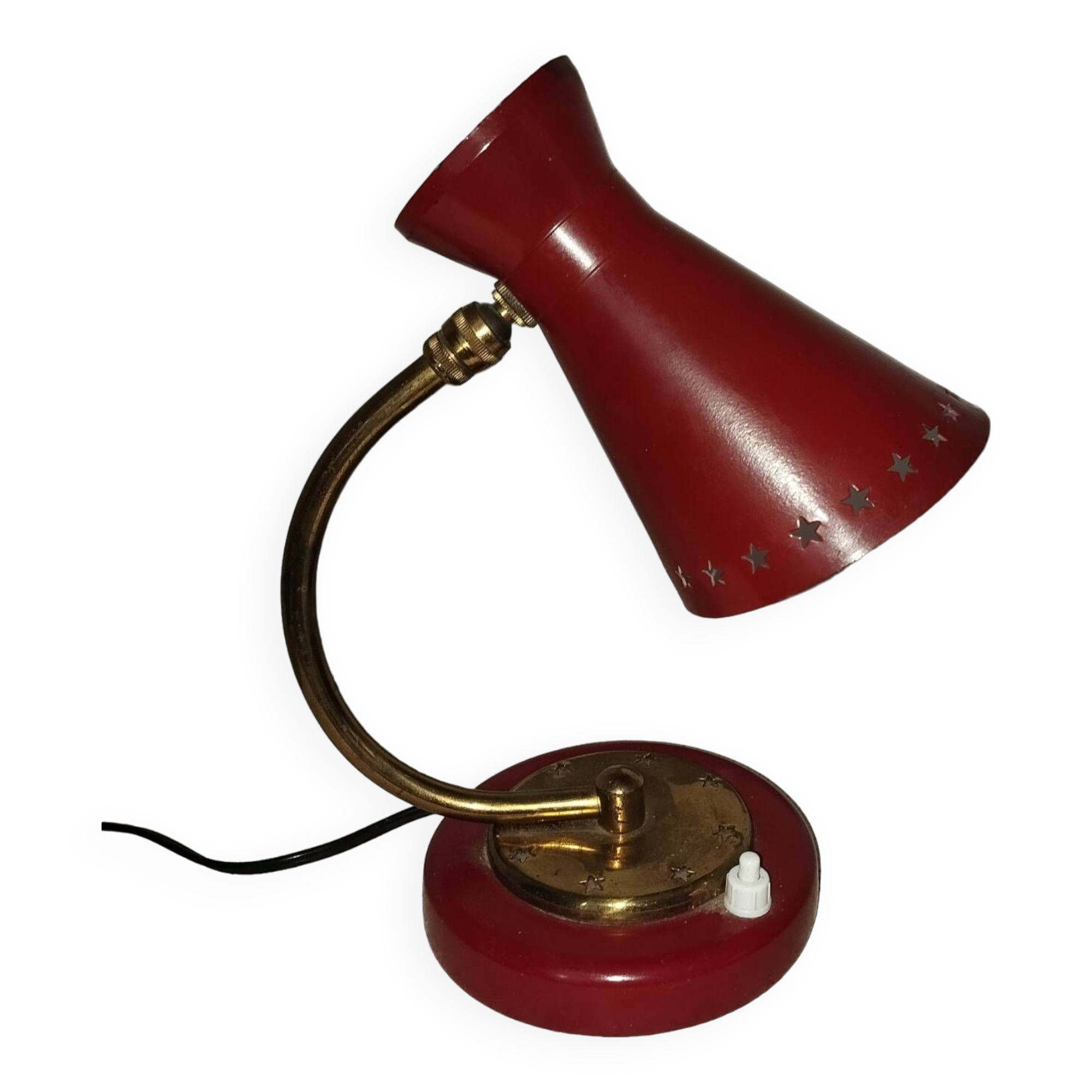 1950s metal lamp
