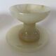 6-piece alabaster and gilded brass tea set