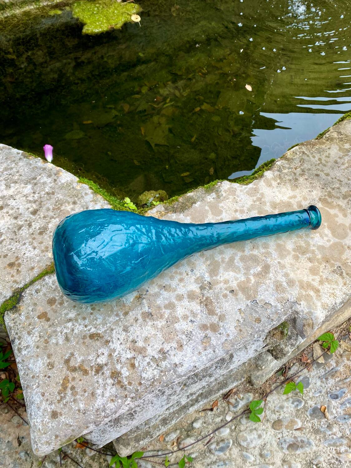 Vintage Empoli Blue Carafe