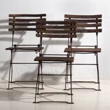 Anciennes chaises d’extérieur (c.1920). Ensemble de 3 pièces #33