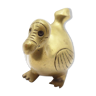 Bird statue dodo in brass