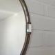 Vintage 1970s Round Wall Mirror / Attributed To Allibert / Space Age Bathroom Mirror