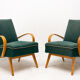 Mid century armchairs by Jaroslav Smidek, 1960, Czechoslovakia