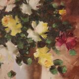 Peinture de nature morte signée du 20e siècle.