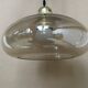 Antique amber glass pendant light