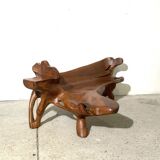 Brutalist bench in olivier