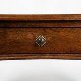 Crossbow Side Table in Louis-Philippe Style – Blonde Walnut, 19th Century