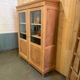 Vintage oak display case, removable