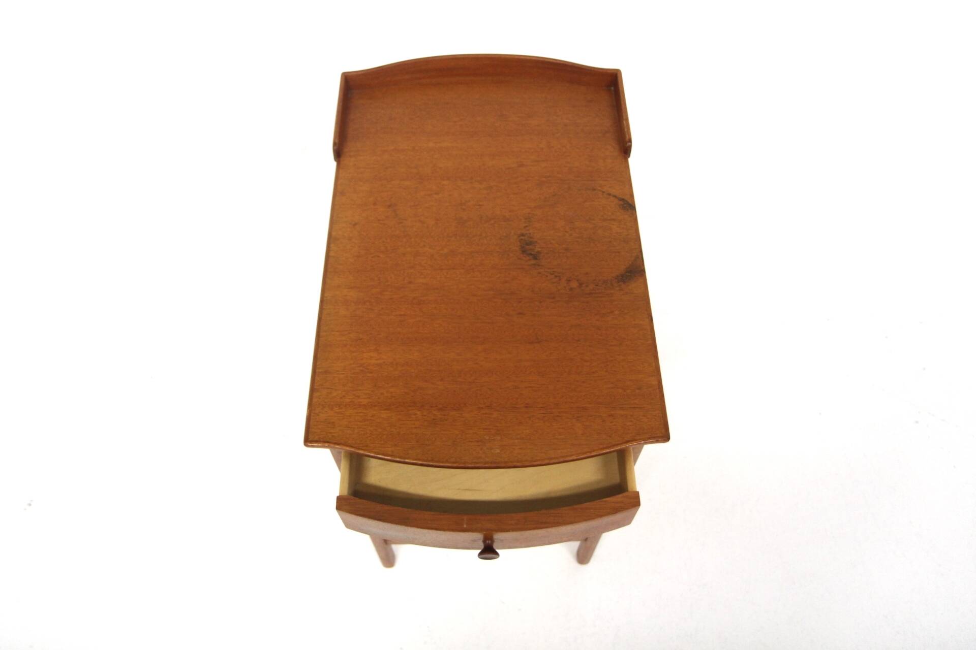 "Birgitta" bedside table in mahogany, Carl Malmsten, Sweden, 1960