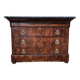 Commode époque restauration en placage d'acajou flammé
