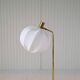 Mid-century modern brass floor lamp Bergboms G-03, Sweden, 1960s