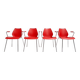 Set of 4 Maui Kartell chairs by Vico Magistretti, 1980s