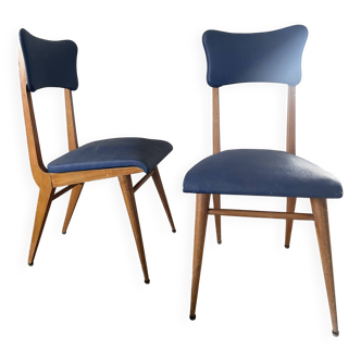2 chaises vintage originales