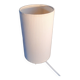 Striped fabric lampshade cylinder lamp