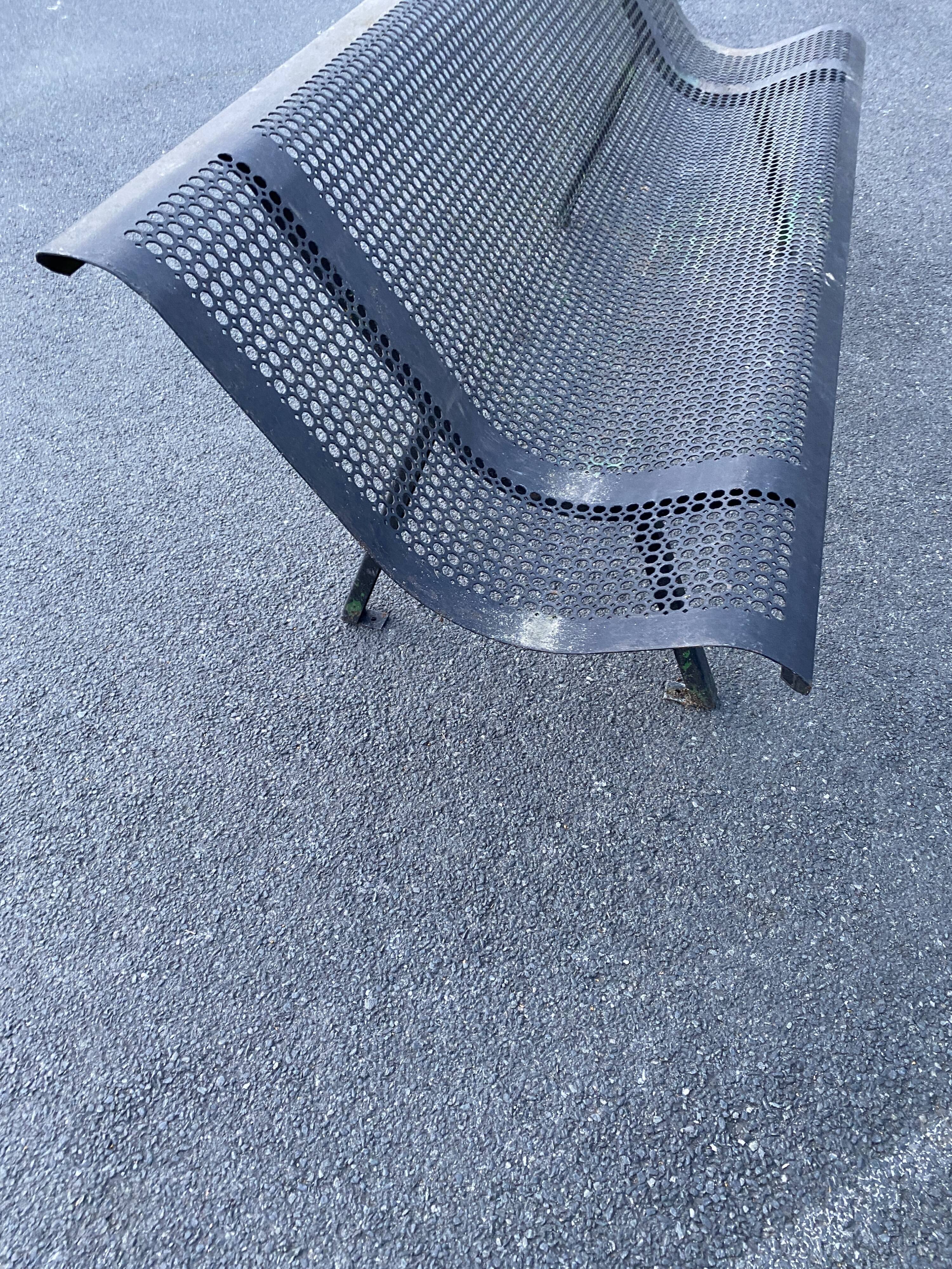 Public garden bench 1950