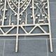 Peacock rattan headboard, 1970