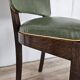 Set of 8 Art Decò oak dining chairs, 1950
