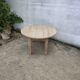 Folding round coffee table