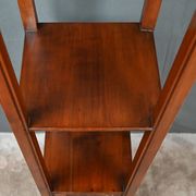 Large Cherry & Walnut Stool, Asian style – Early 20th century