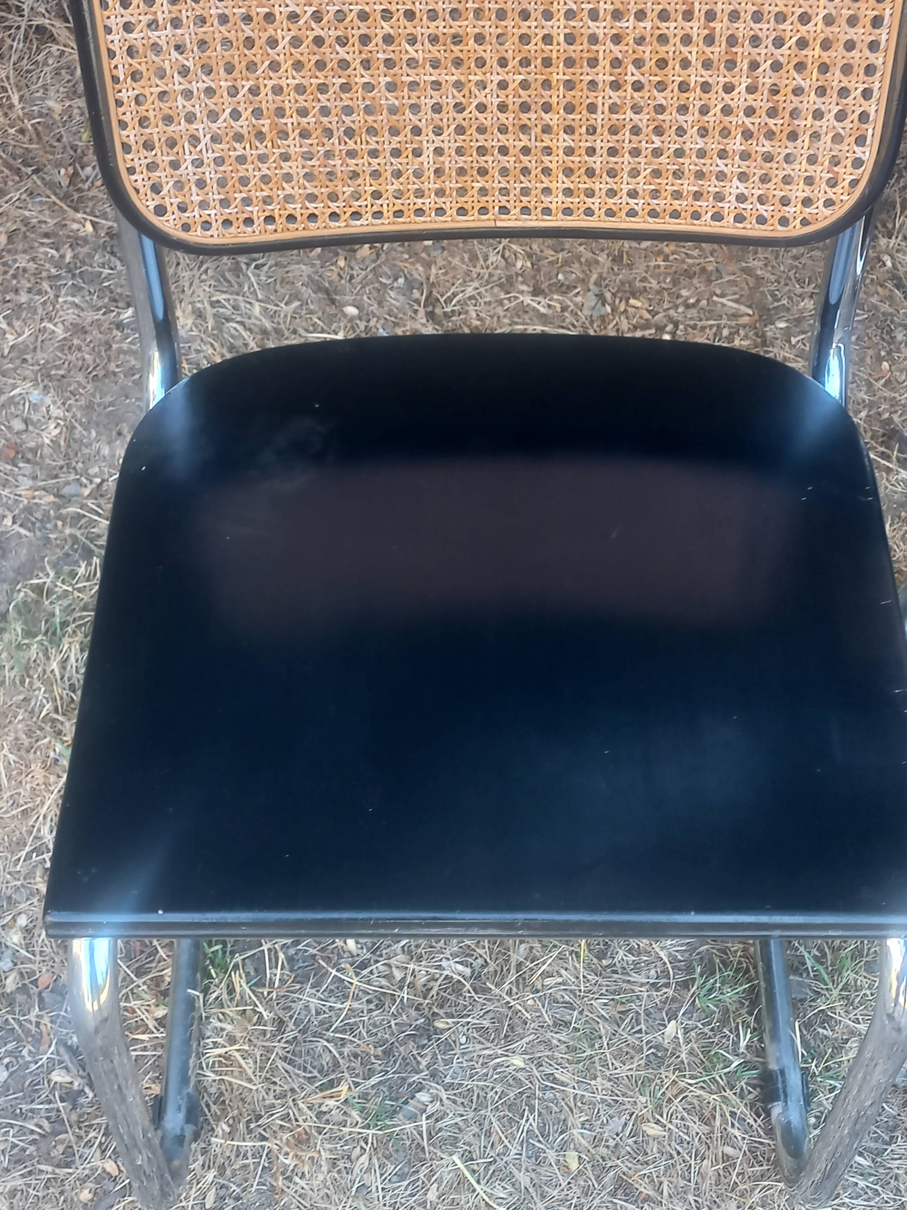 Pair of Marcel Breuer Cesca B32 chairs