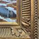 HSP "Winter landscape" monogrammed painting + frame