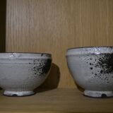 Lot de 2 grands bols en grès
