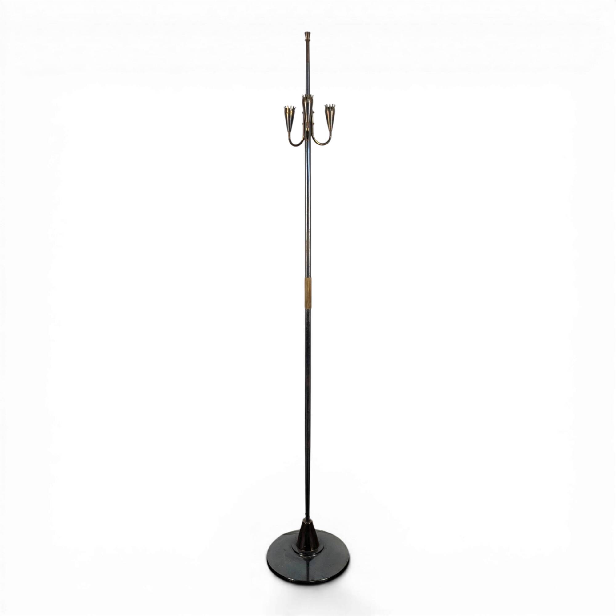 Arlus House Floor Lamp 1960 Metal and Brass