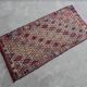 Vintage Turkish kilim handwoven 51x104 cm