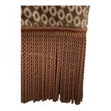 Fauteuil crapaud vintage en velours chocolat