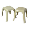 Pair of Plastic Stool or Table 'SMALL' by Castiglioni and Gaviraghi for Valenti Milano, 1980s
