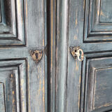 Wardrobe wardrobe de tonges shabby chic patinated