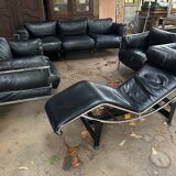 Ensemble le corbusier lc2 / lc3 / lc4 — édition alivar (années 1980-19