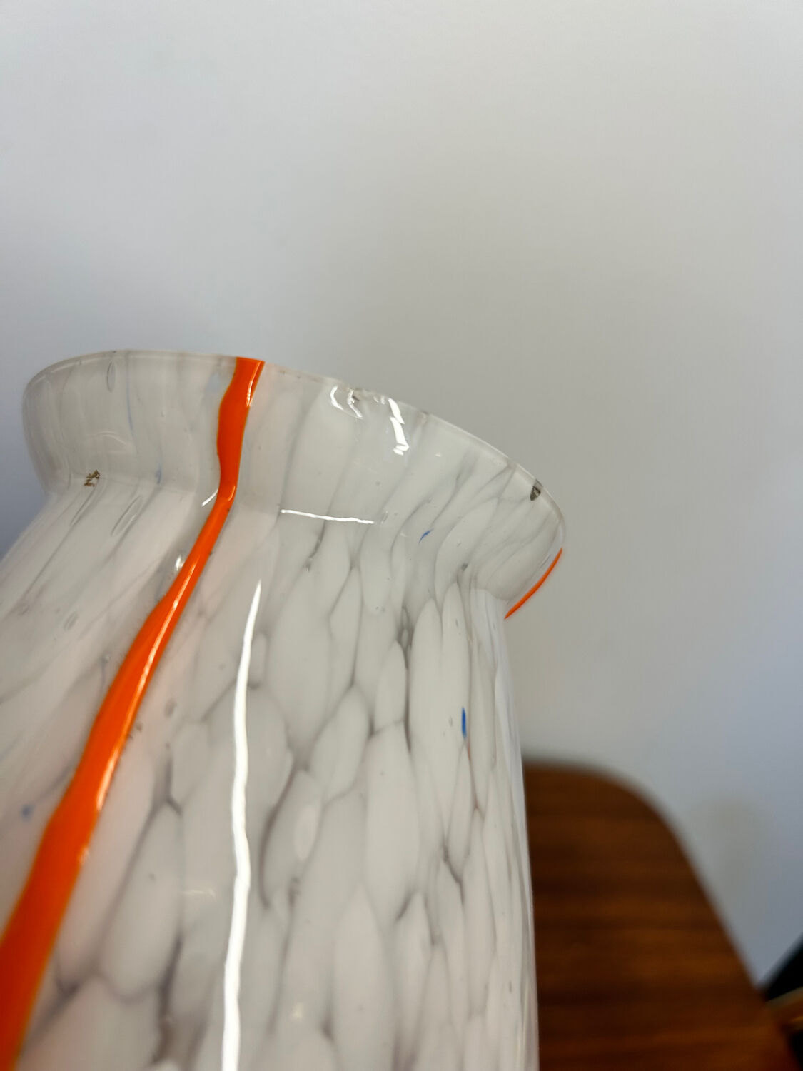 Art Deco glass vase from Clichy