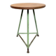 Green Industrial Workshop Stool, 1960s