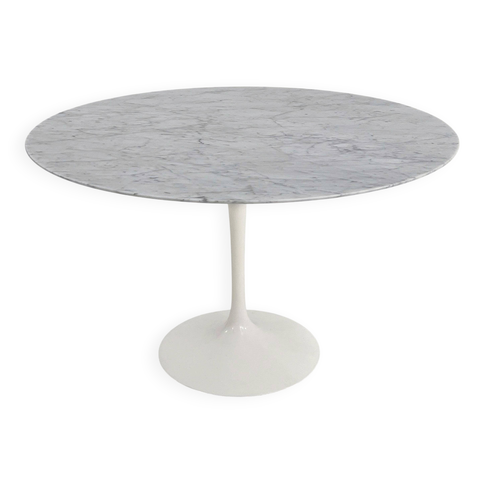 Table à manger en marbre 120 cm Tulip par Eero Saarinen pour Knoll, 1970