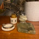 Ashtrays and lighters in onyx marble mother-of-pearl.