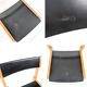 Chaise empilable vintage design danois en bois noir style scandinave Mid-Ce