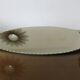 Beveled oval mirror 50s 60s 40x20cm