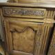 Antique Vendée dresser in solid elm by artisan Chaillou Hermouet.