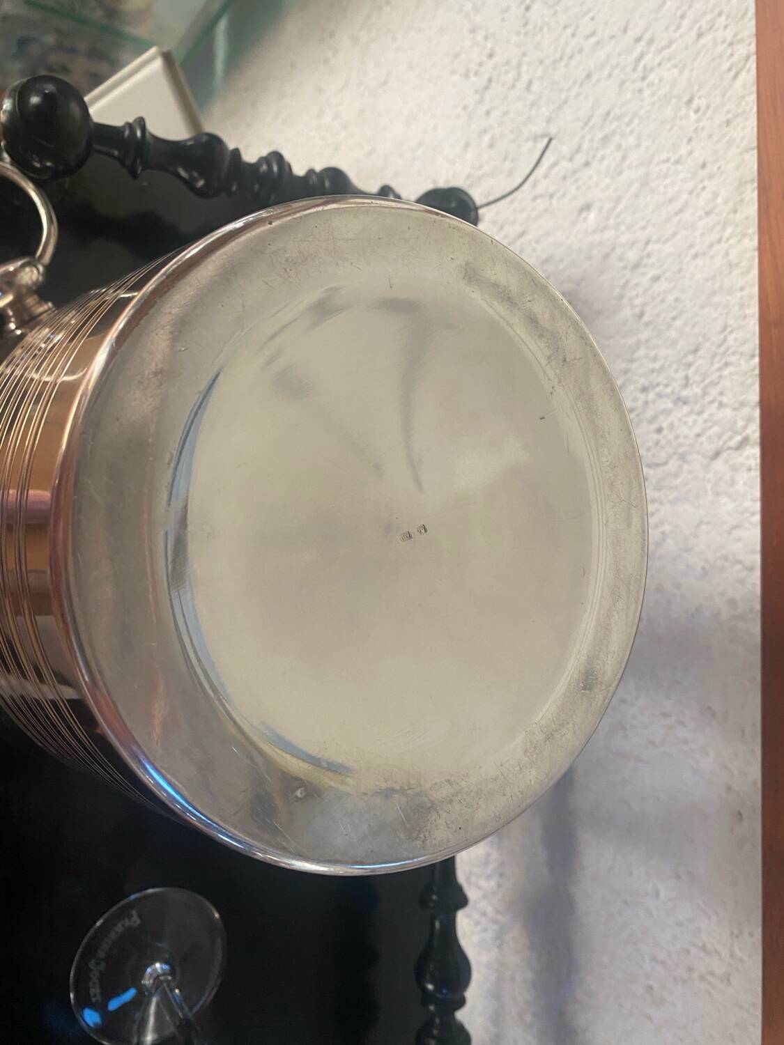 Silver-plated champagne bucket