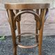 Viennese bentwood and cane stool 1950