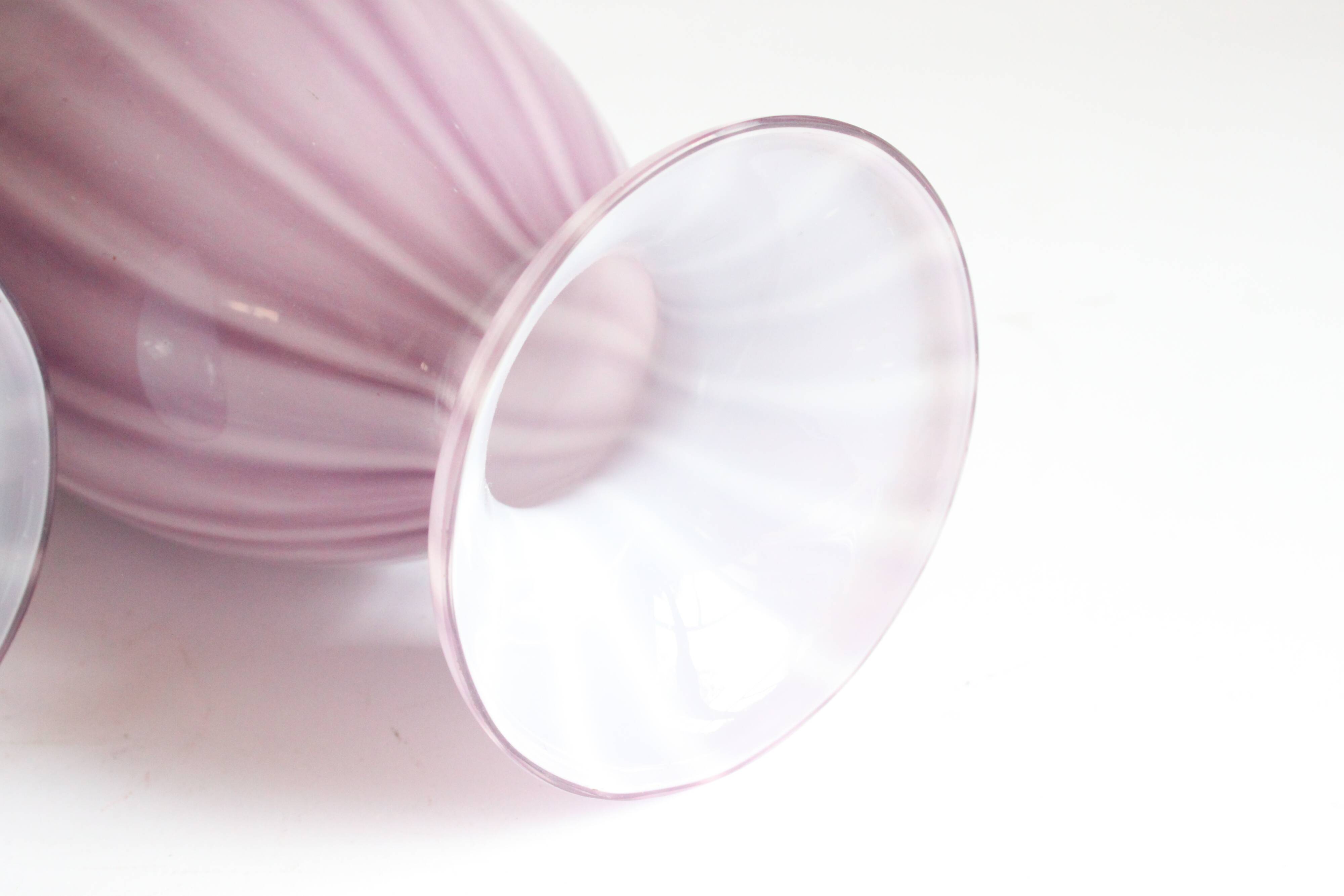 Art Nouveau glass vases by Franz Welz, Czech republic 1930s.