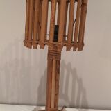 Rattan table lamp 1950