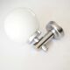 Opaline ball wall lamp
