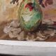 Peinture à l’huile vintage, signée Botel, française