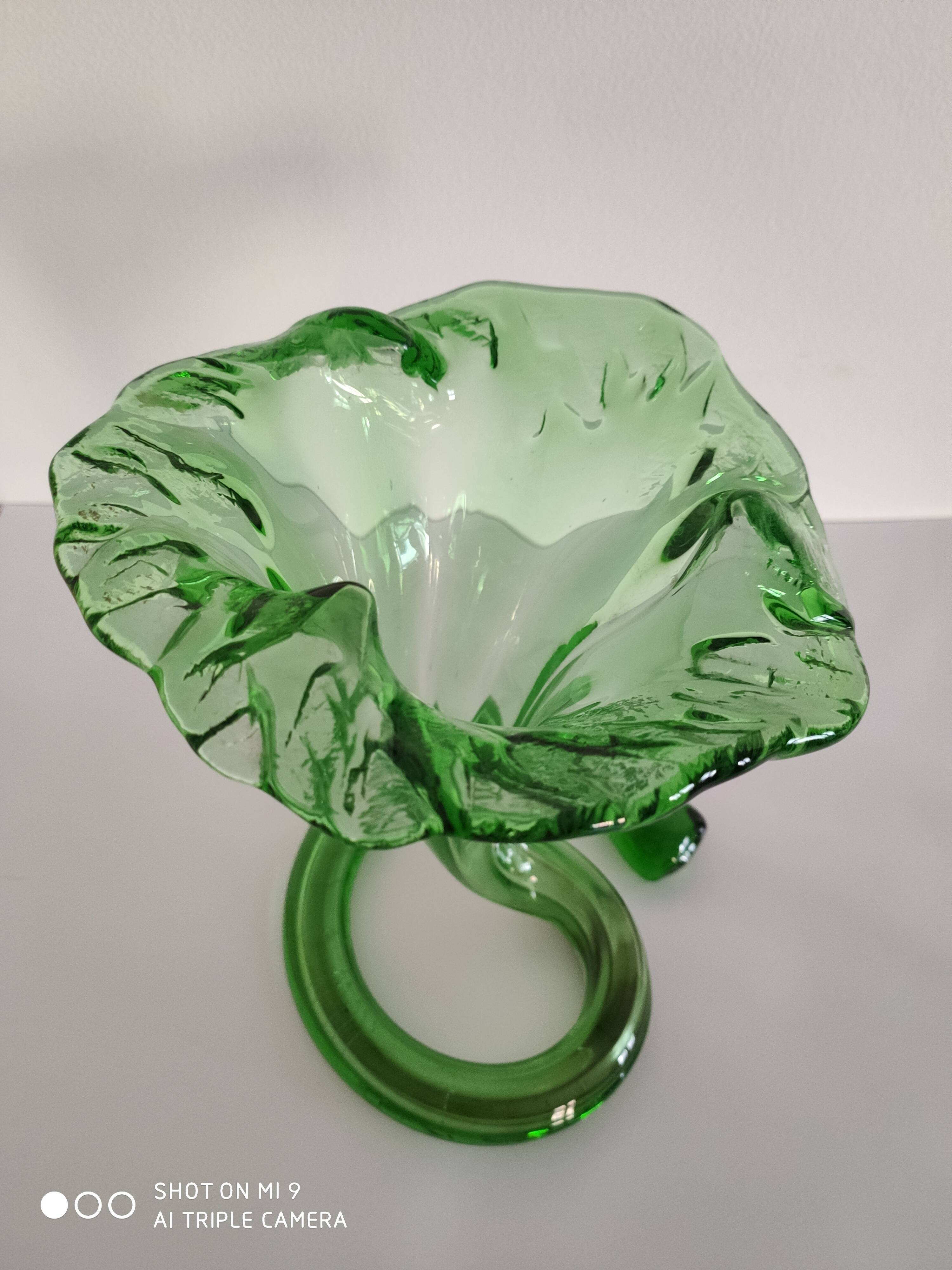 Blown glass vase