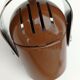 Brown wall lamp by S. Indra, from the 70's, Czechoslovakia