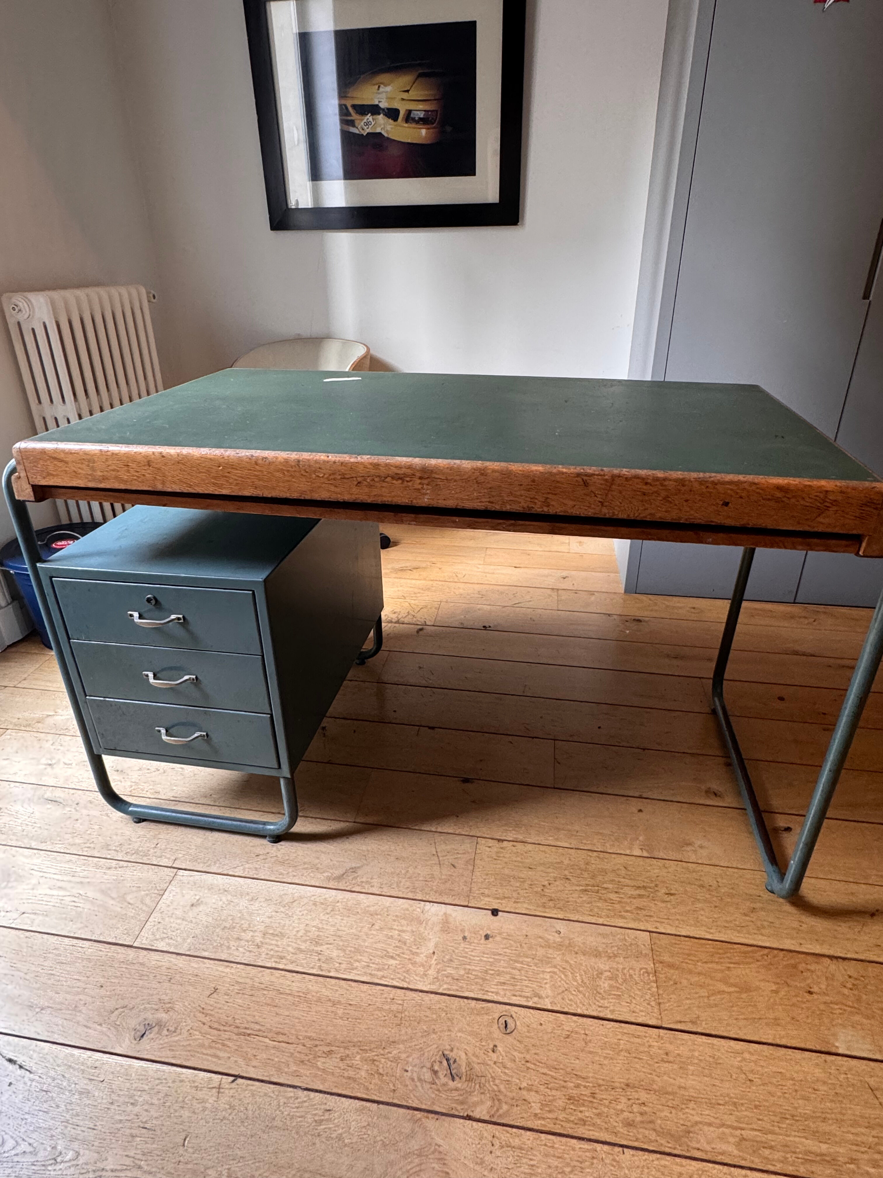 Industrial desk - vintage school