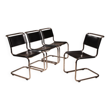 Four Cantilever Chairs ‚S33‘ by Mart Stam for Thonet | Germany 1926